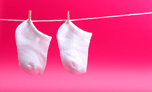 istock Baby Socks - It's a Girl 484763386
