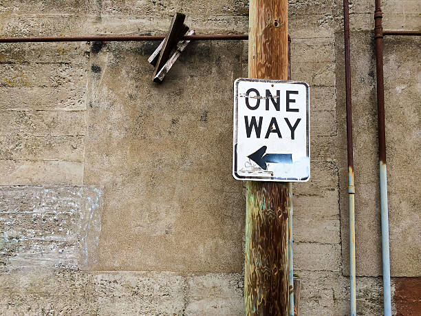 istock One Way Alley Sign 484764301