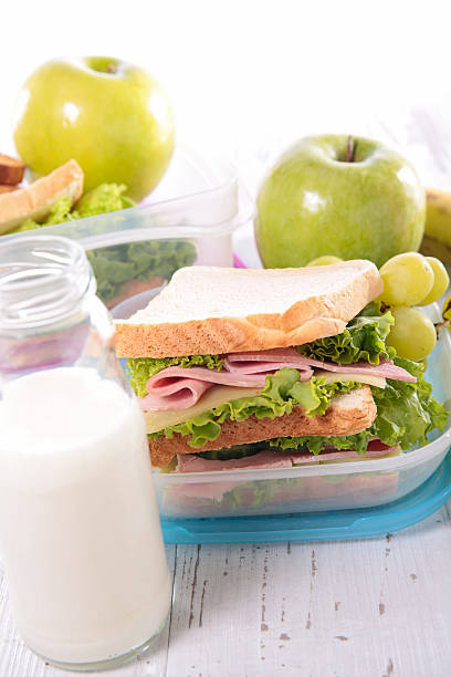 istock sandwich and milk bottle 484770354