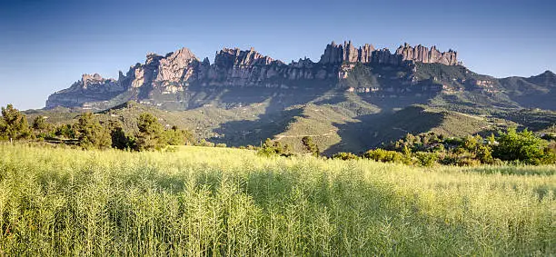 Montserrat Mountain from Marganell