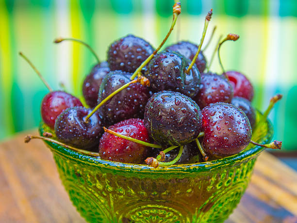 Cherries Closeup. stock photo