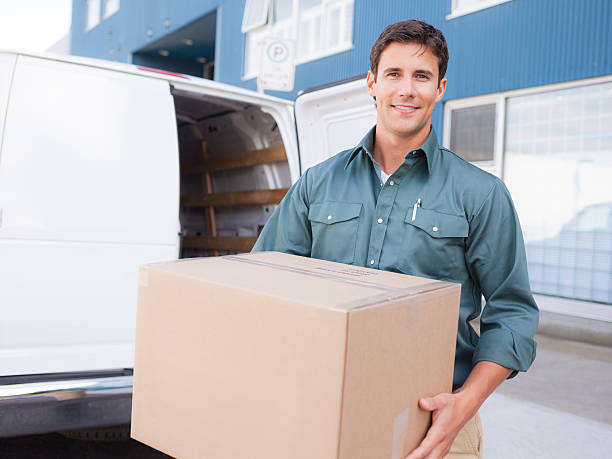 Courier Service stock photo