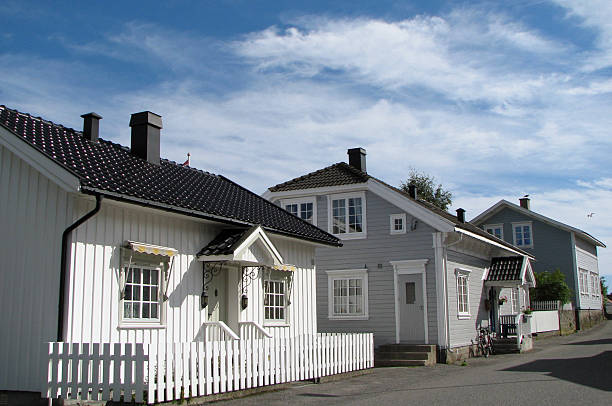 istock Wooden houses, Norway 484790982