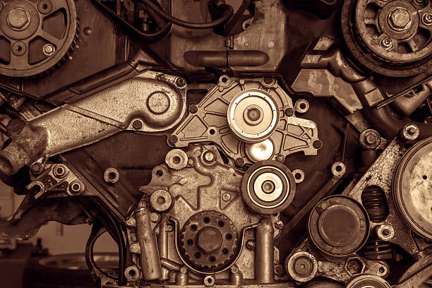 istock Engine of a car, detail 484793664