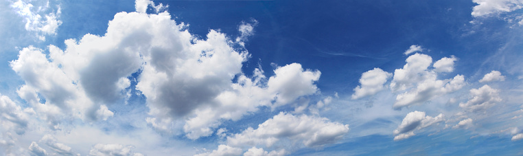 Cloudscape panorama. Horizontal