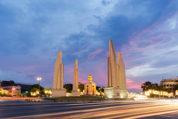 istock The Democracy Monument at twilight time at Bangkok,Thailand 484795526