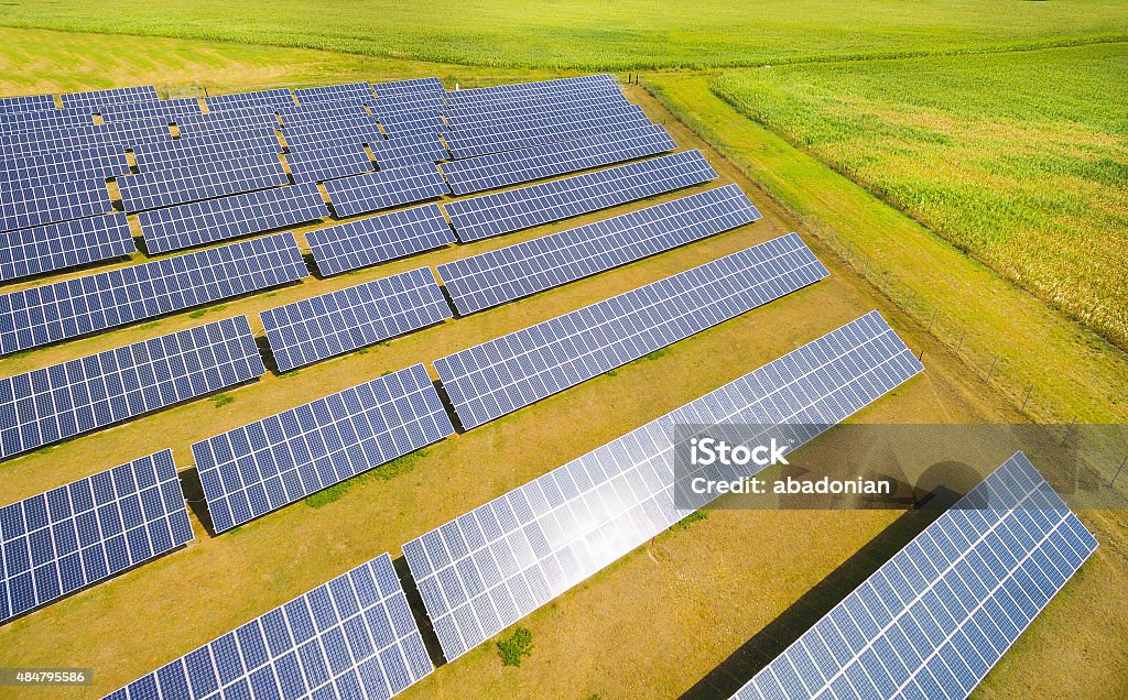 Solar power plant. - Lizenzfrei 2015 Stock-Foto