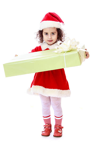 istock The girl with a gift 484799450