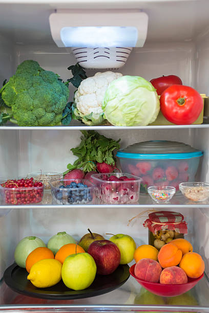 istock Fruits and vegetables in the refrigerator. 484806852