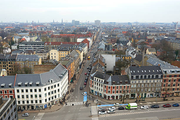 istock Danish city Frederiksberg seen from above 484807000