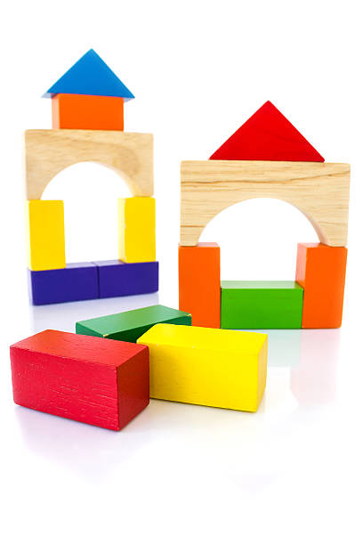istock Colorful wood block toy. 484807774