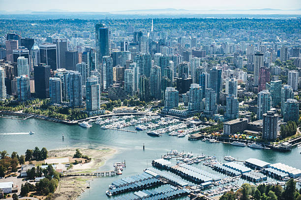 istock Vancouver skyline aerial view 484808188