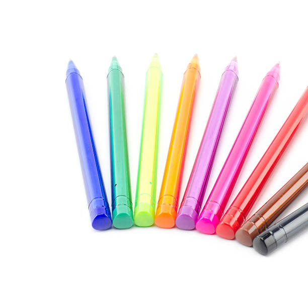 istock colorful pens isolated on white 484810515