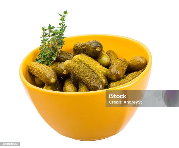 Marinated Cucumbers Stock Photo - Download Image Now - Appetizer, Close-up, Cucumber