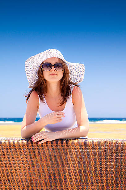 istock The young woman on vacation 484811628