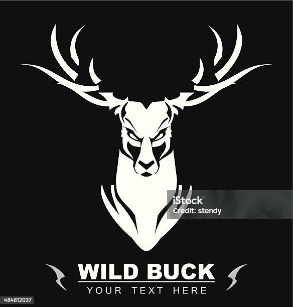 Bold White Buck Stock Illustration - Download Image Now - Adult, Aggression, Animal