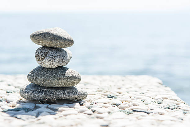 istock Wellness pile of rocks 484813101
