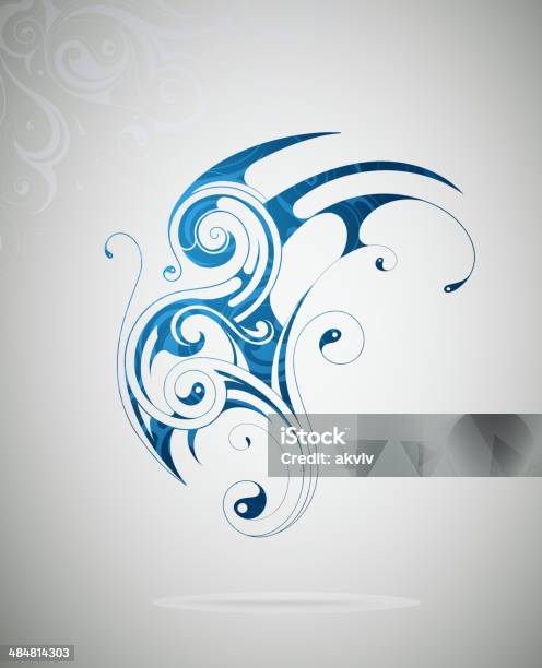 Graphic Design Element Stock Illustration - Download Image Now - Abstract, Asian Culture, Body Adornment