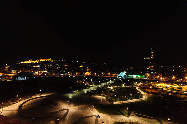 istock Park Rike, Tbilisi at night. 484815673