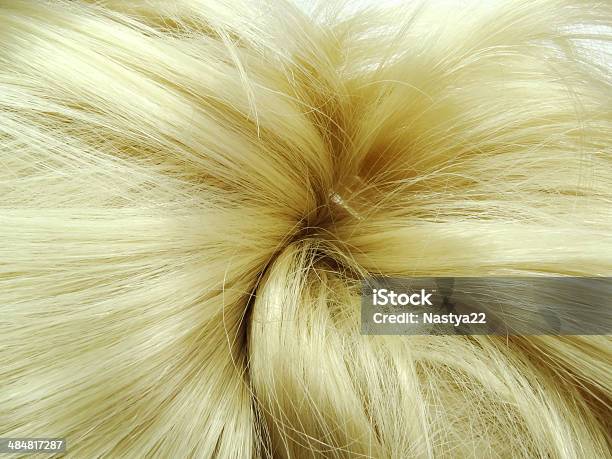 Realce Cabelo Textura De Fundo Abstrato - Fotografias de stock e mais imagens de Abstrato - Abstrato, Enrolado, Estilo de cabelo