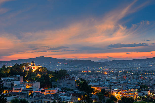 istock Sunset Athens cityscape, Greece 484817566