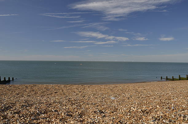 istock view off the beach out to sea at whitstable 484818832