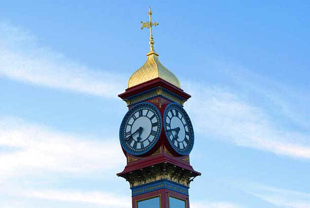 istock Weymouth Jubilee Clock tower in Dorset, England 484821866