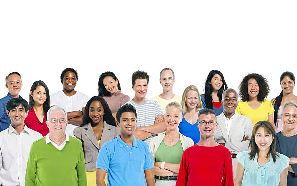 istock Large group of multi - ethnic people 484824984