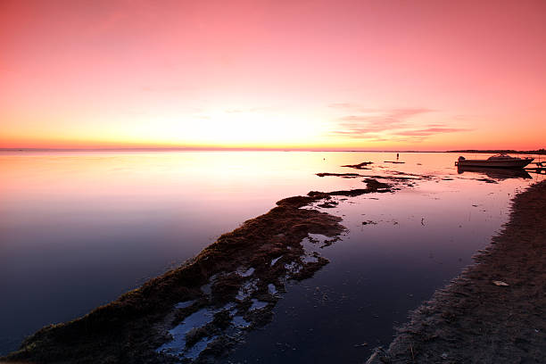istock Sundown at Rock coast, Lake Baikal, Russia 484825788