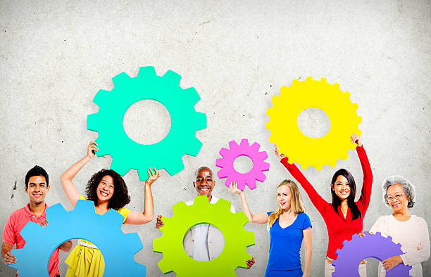 istock Gear Connection Collaboration Corporate Team Concept 484826040