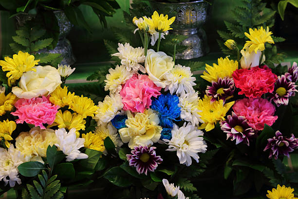 istock flower for selled at open market, Thailand 484828724