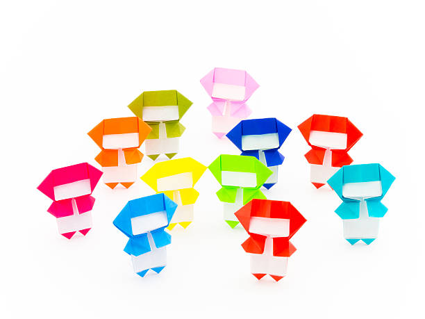 istock Colorful Origami Ninja 484828878