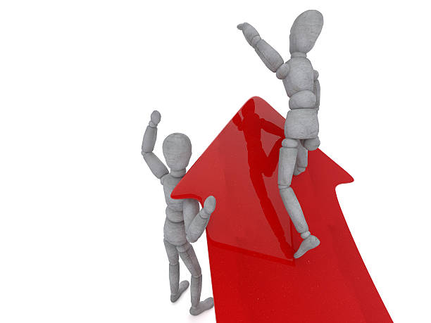 istock 3d character doll with joints and concrete texture 484829824