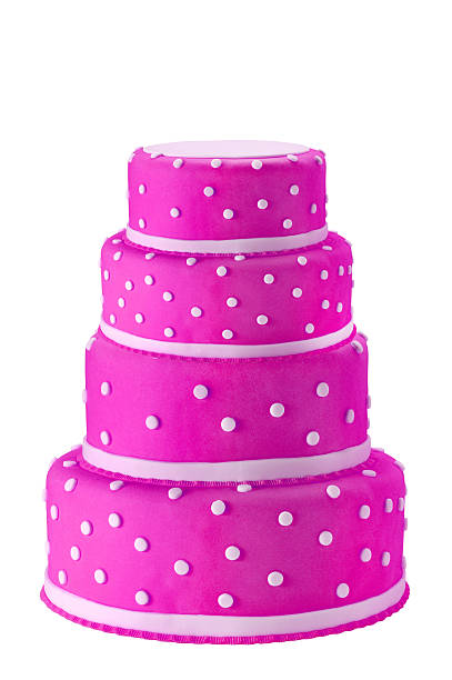 istock Wedding or birthday cake on the white background 484844492