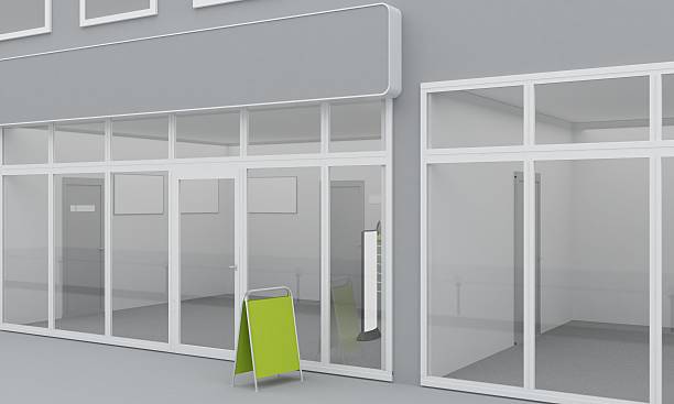 istock Illustration of shop or office facade. Exterior 484844928