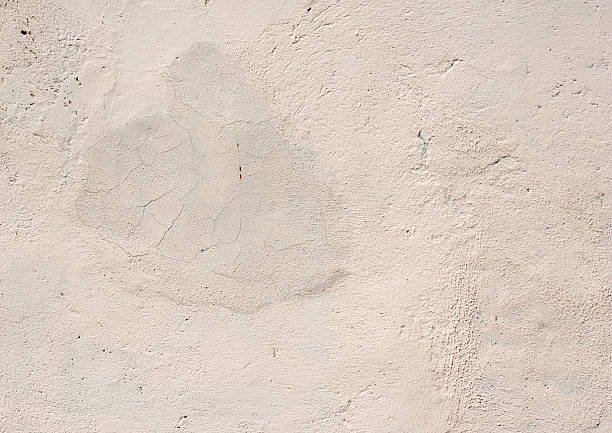 istock Texture of old wall covered with gray stucco 484845766