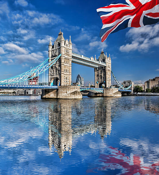 istock Famous Tower Bridge in London, UK 484867778