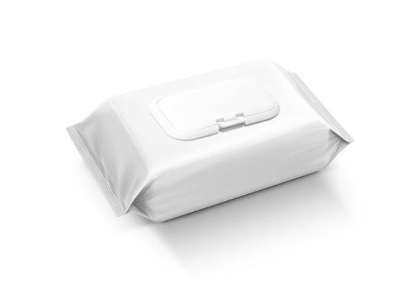 istock blank packaging wet wipes pouch isolated on white background 484868228