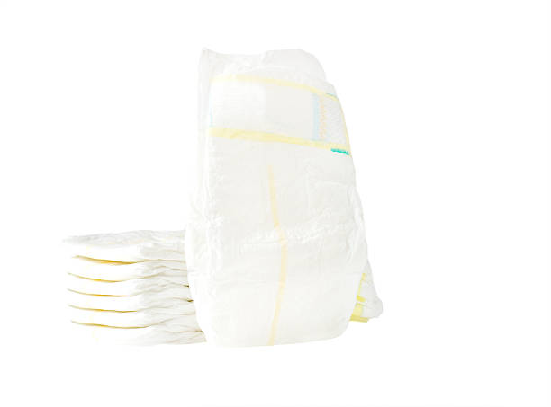 istock stack of baby diapers isolated on white background, 484873146
