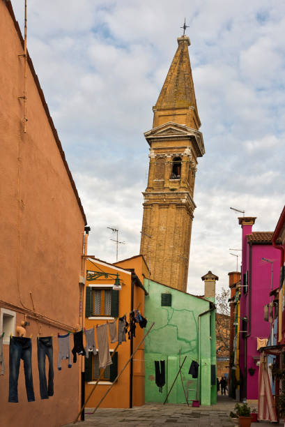 Colours of Burano stock photo