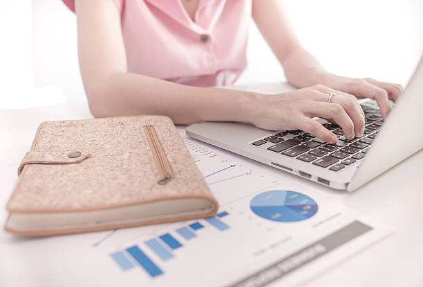 istock business woman working at office 484875030