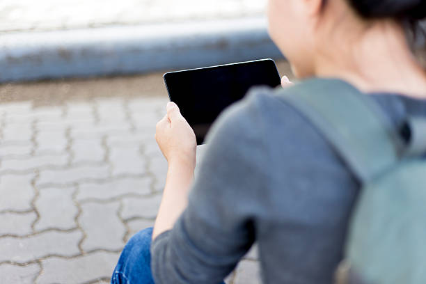 istock Woman Use a Talbet 484880660