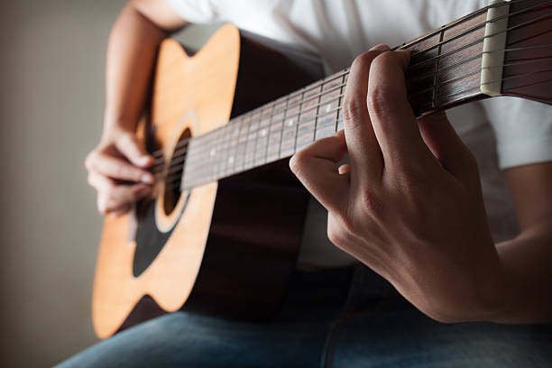 istock Man playing acoustic guitar 484887260