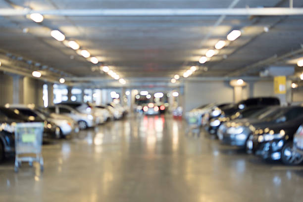 istock Blur parking with cars 484887300