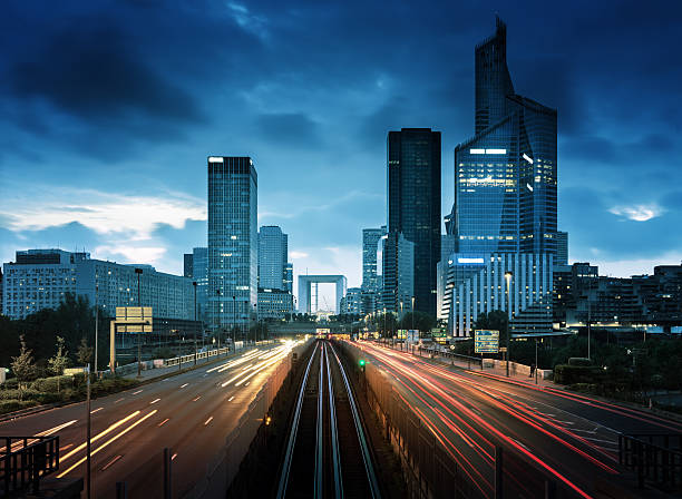 istock road in Paris LaDefense, France 484888052