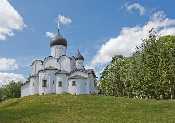 istock Old church in Pskov, Russia 484892292