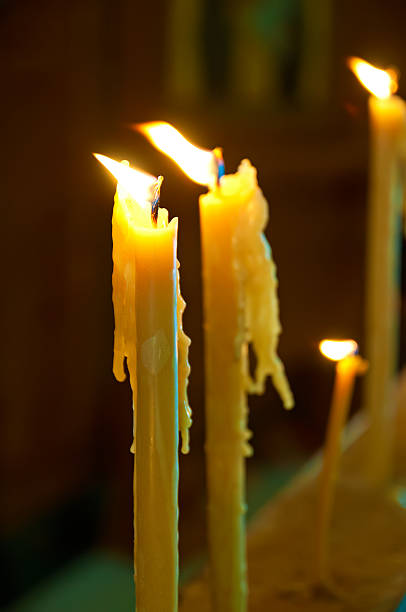 istock Candles in church 484899161