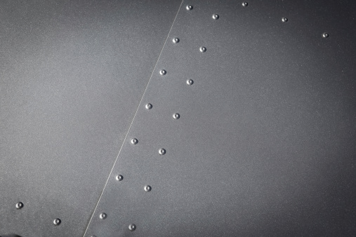 Shape Riveted Sheet Metal Riveted Sheet Metal Background Stock Photo - Download Image Now ...