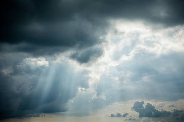 istock Sun beams shining down from Heavens above 484900996