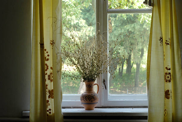 istock Window Scene in Traditional Ukrainian Home 484902118